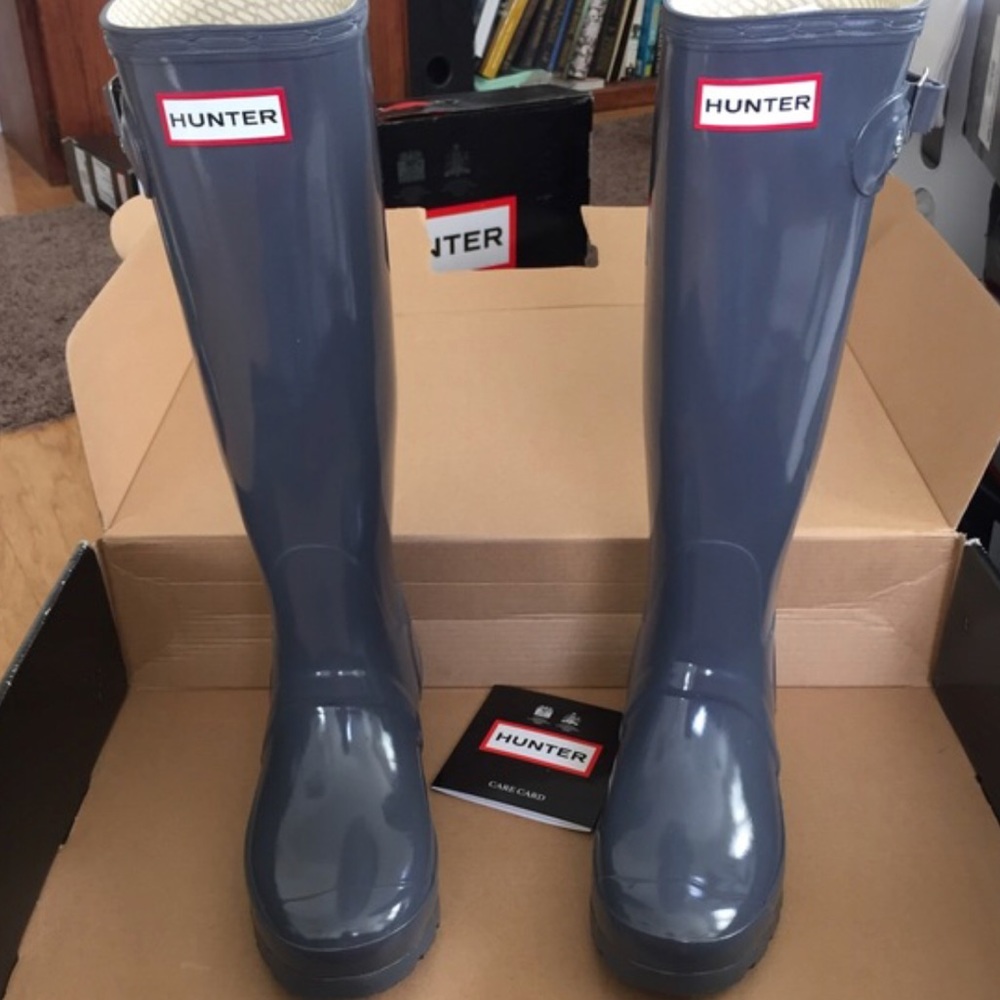 New Slate Gray Hunter Boots